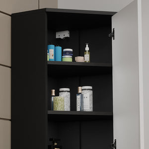 Vicco Armadio a muro ad angolo Antracite/bianco 60 x 75 cm con porta