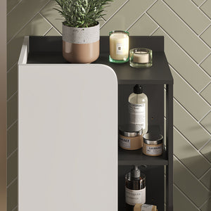 Vicco Set di mobili da bagno Antracite/bianco 3 parti