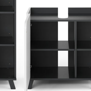 Vicco Set di mobili da bagno Antracite/bianco 5 parti