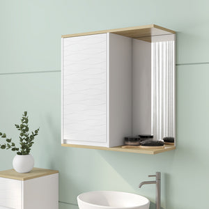 Vicco Mobile a specchio per il bagno Bianco 60 x 63 cm con specchio
