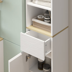 Vicco Mobili da bagno Bianco 30 x 151 cm con cassetti