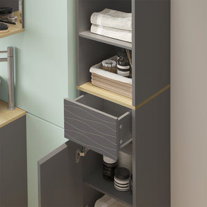 Vicco Mobili per il bagno Antracite 30 x 151.5 cm con cassetto