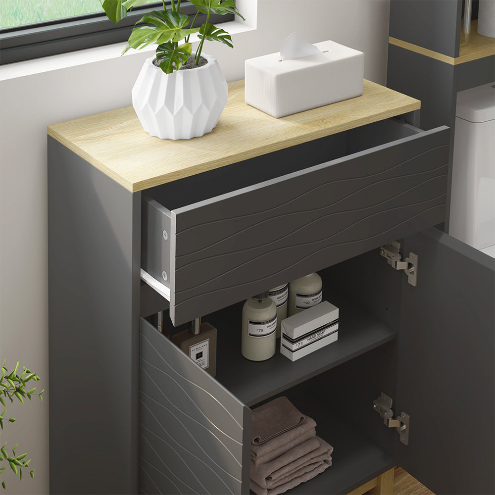 Vicco Mobile midi Antracite 60 x 80 cm con cassetto