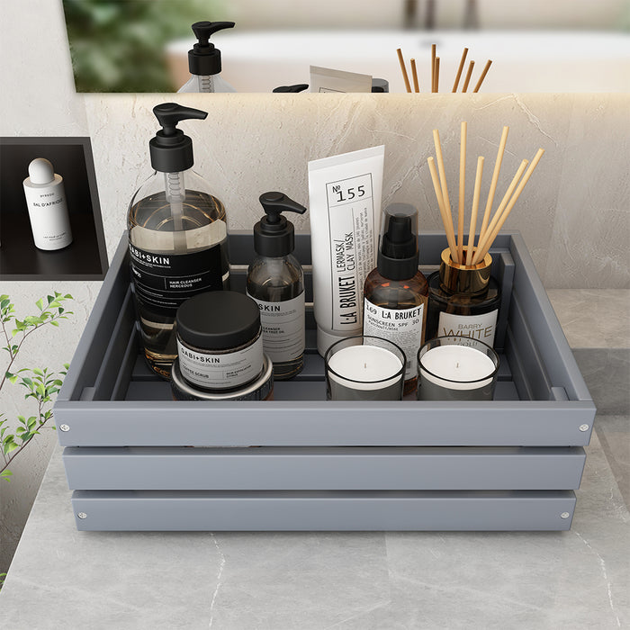 Vicco Cassetto Grigio Set di 2