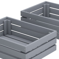 Vicco Cassetto Grigio Set di 2
