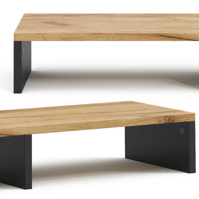 Vicco Supporto per monitor Antracite/quercia dorata 80 x 12 cm