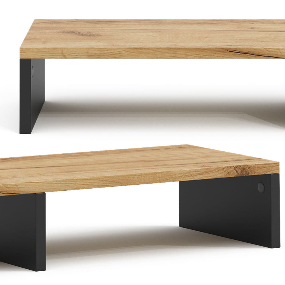 Vicco Supporto per monitor Antracite/quercia dorata 80 x 12 cm