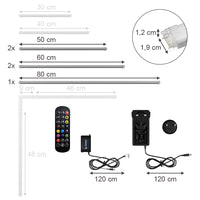 Vicco Striscia LED Bianco 300 cm