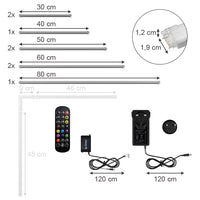 Vicco Striscia LED Bianco 400 cm