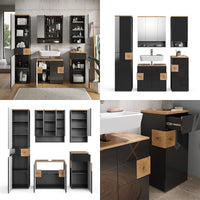 Vicco Set mobili bagno Antracite 5 parti