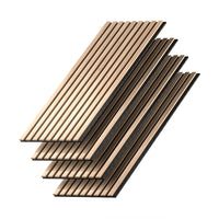 Vicco pannello a parete Rovere 4 pezzi