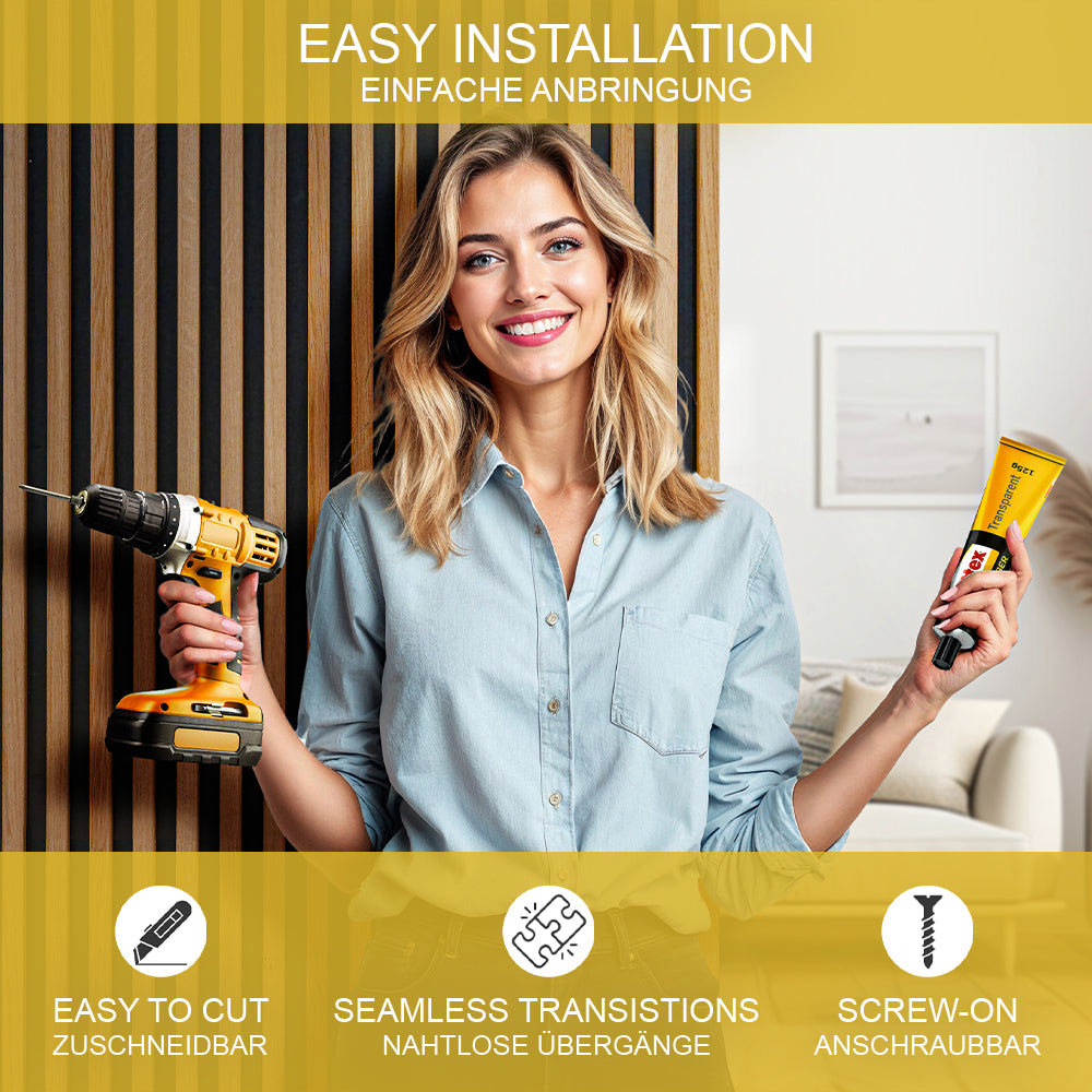 Vicco Pannelli a parete Noce/marrone 8 pezzi