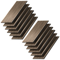 Vicco Pannelli a parete Noce 12 pezzi