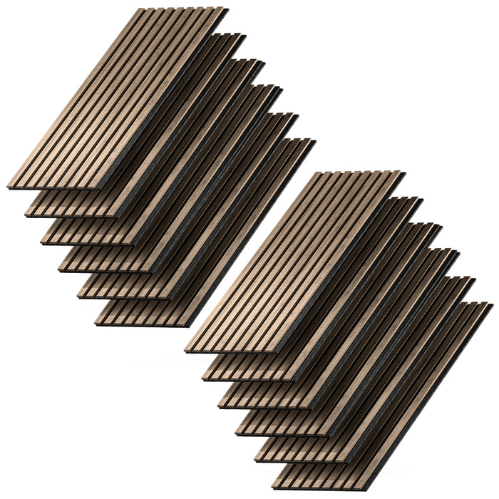 Vicco Pannelli a parete Noce 12 pezzi