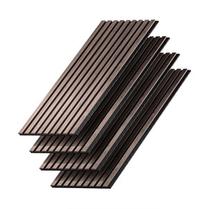 Vicco Pannelli a parete Noce/marrone 4 pezzi