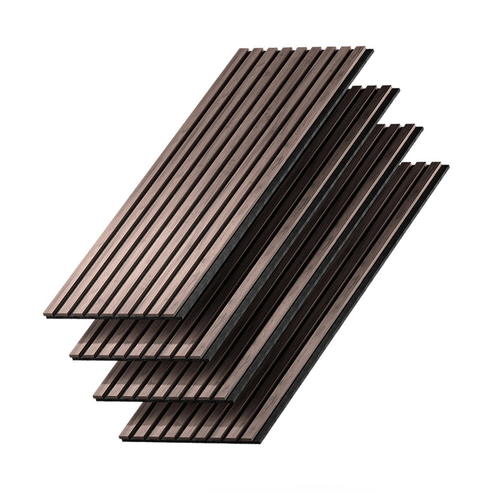 Vicco Pannelli a parete Noce/marrone 4 pezzi