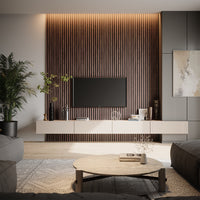 Vicco Pannelli a parete Noce/marrone 8 pezzi