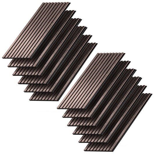 Vicco Pannelli a parete Noce/marrone 12 pezzi