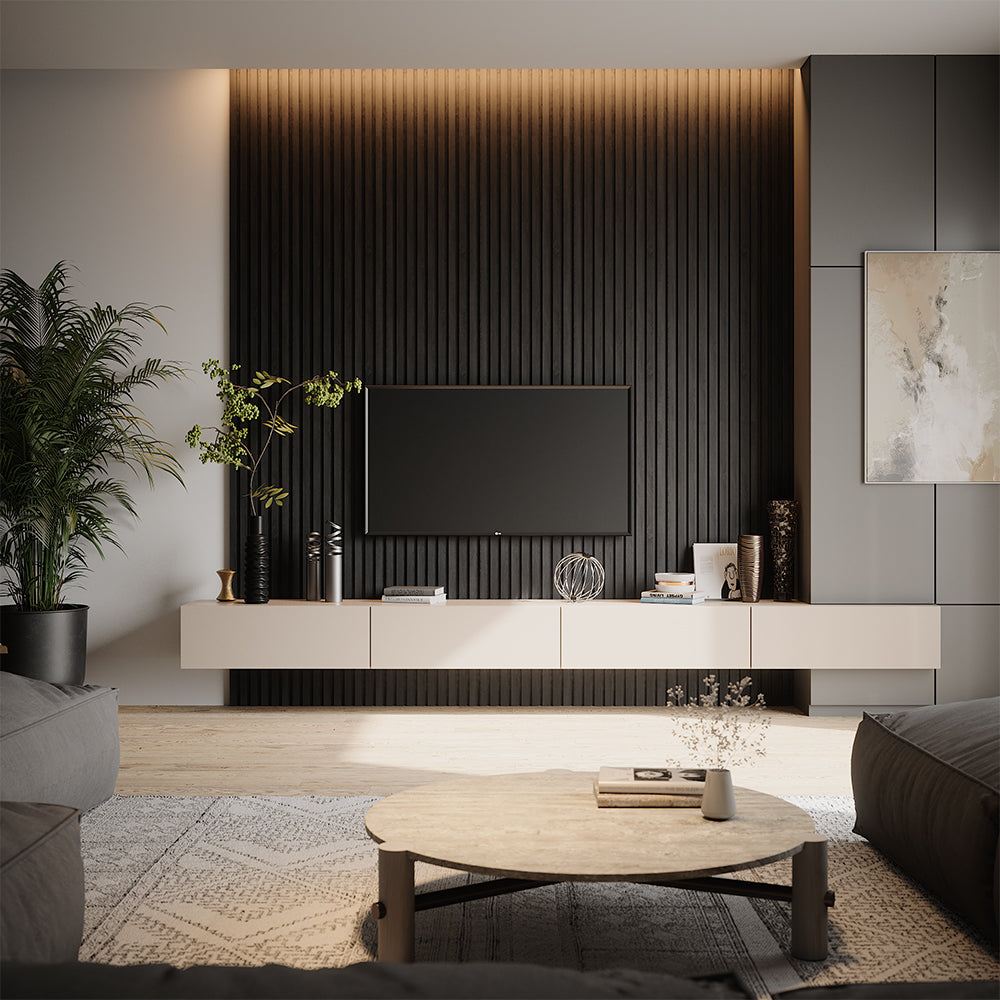 Vicco Pannelli a parete Quercia nera 12 pezzi