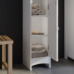 Vicco mobiletto bagno Bianco 18 x 81 cm con 5 scomparti