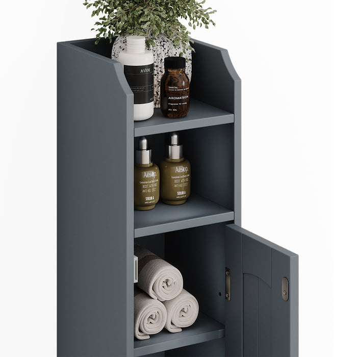 Vicco mobiletto bagno Grigio 18 x 81 cm con 5 scomparti