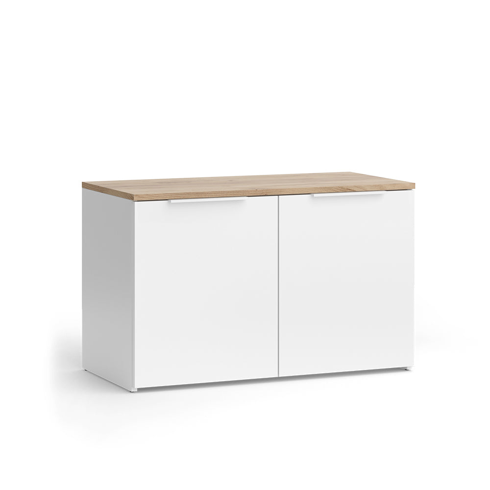 Vicco Credenza Bianco/Sonoma 40 x 50 cm con 2 porte