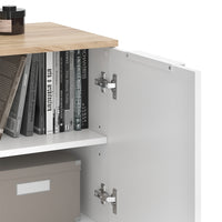 Vicco Credenza Bianco/Sonoma 40 x 50 cm con 2 porte