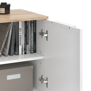 Vicco Credenza Bianco/Sonoma 40 x 50 cm con 2 porte