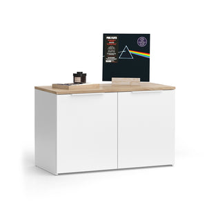Vicco Credenza Bianco/Sonoma 40 x 50 cm con 2 porte