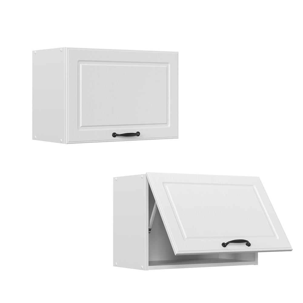 Vicco Pensile da cucina Bianco casa di campagna 60 cm Piatto