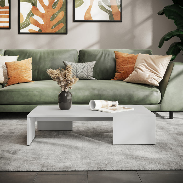 Vicco Tavolino Bianco 90 x 21.4 cm