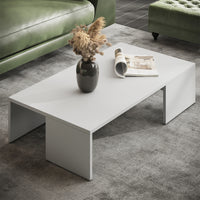 Vicco Tavolino Bianco 90 x 21.4 cm