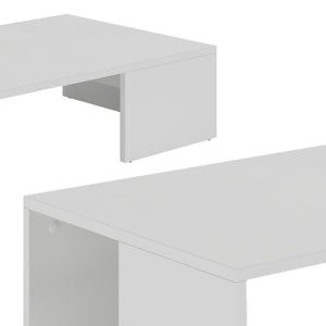 Vicco Tavolino Bianco 90 x 21.4 cm