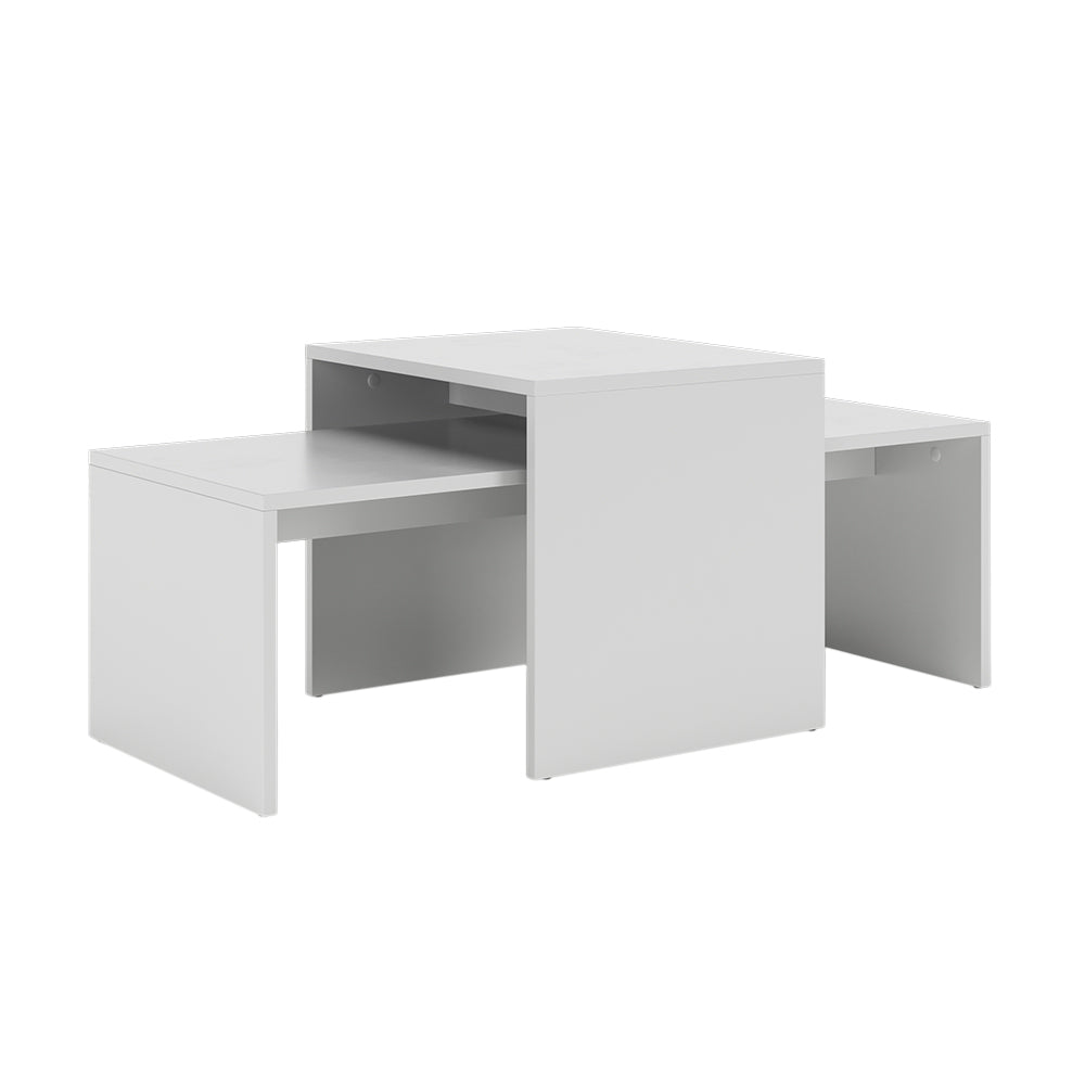 Vicco Set di tavolini Bianco 100 x 48 cm 2 parti