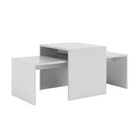 Vicco Set di tavolini Bianco 100 x 48 cm 2 parti