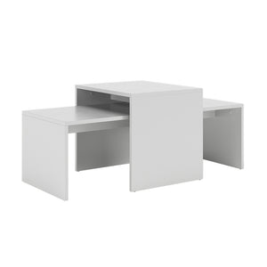 Vicco Set di tavolini Bianco 100 x 48 cm 2 parti