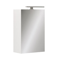 Vicco Mobile a specchio per il bagno Bianco 40 x 60 cm con illuminazione a LED