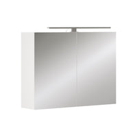 Vicco Mobile a specchio per il bagno Bianco 80 x 60 cm con illuminazione a LED