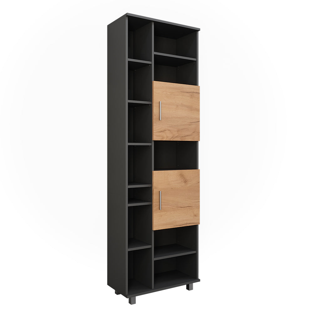 Vicco Mobile alto Antracite/quercia dorata 60.2 x 190 cm