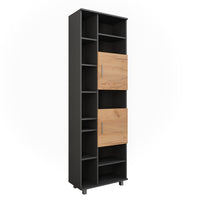 Vicco Mobile alto Antracite/quercia dorata 60.2 x 190 cm