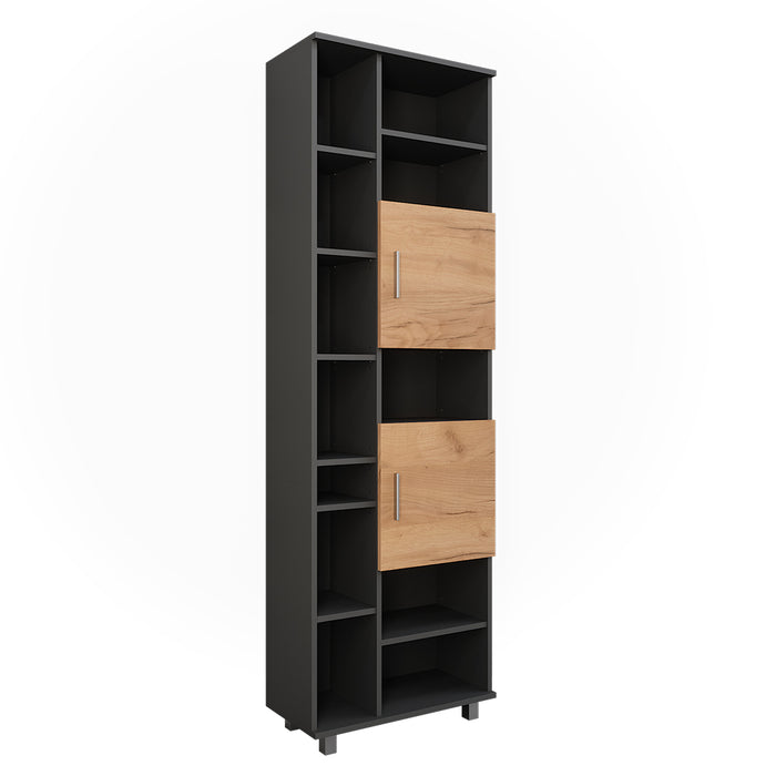 Vicco Mobile alto Antracite/quercia dorata 60.2 x 190 cm