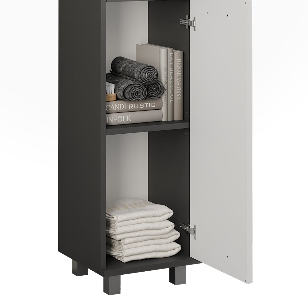 Vicco Mobile alto Antracite/bianco 30.2 x 190 cm con 2 porte