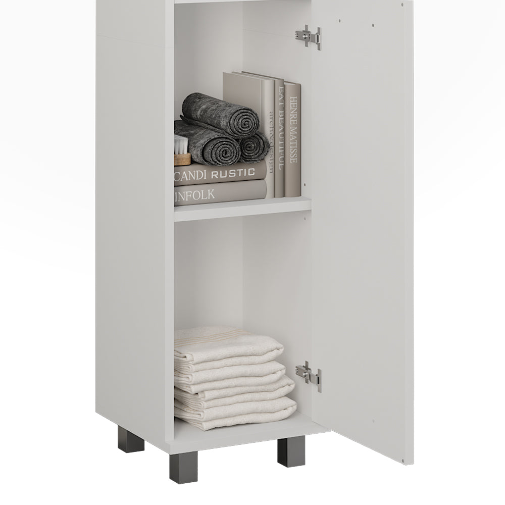 Vicco Mobile alto Bianco 30.2 x 190 cm con 2 porte