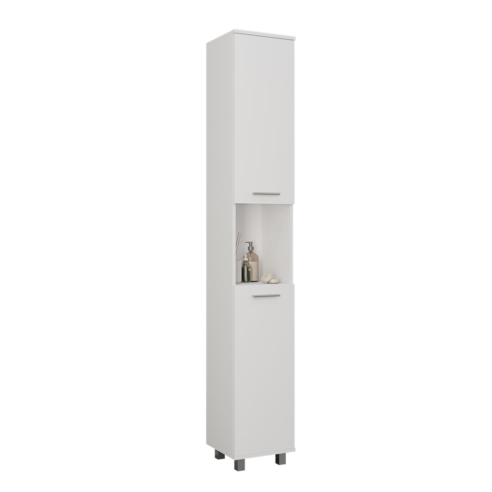 Vicco Mobile alto Bianco 30.2 x 190 cm con 2 porte