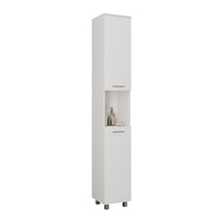 Vicco Mobile alto Bianco 30.2 x 190 cm con 2 porte