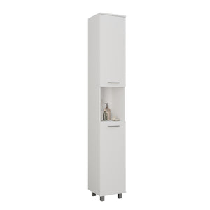 Vicco Mobile alto Bianco 30.2 x 190 cm con 2 porte