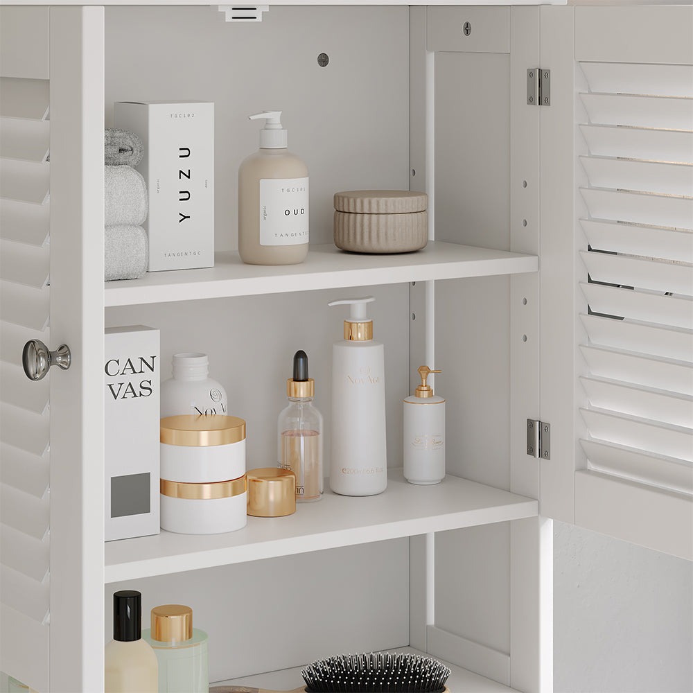 Vicco Armadio a muro universale Bianco 60 x 66 cm con 2 ante