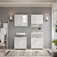 Vicco Armadio a muro universale Bianco 60 x 66 cm con 2 ante