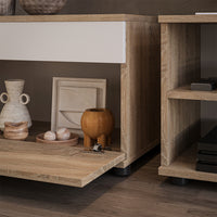 Vicco Parete attrezzata Sonoma/Bianco 2 parti