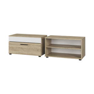 Vicco Parete attrezzata Sonoma/Bianco 2 parti